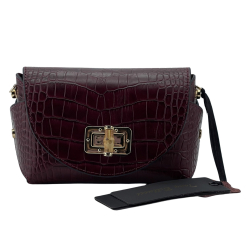 Сумка крос-боді жіноча шкіряна Tony Bellucci 0692-358 винна