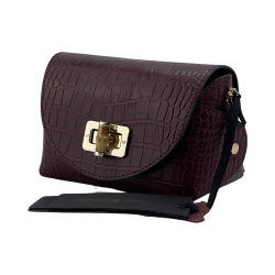 Сумка крос-боді жіноча шкіряна Tony Bellucci 0692-358 винна