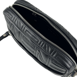 Сумка крос-боді жіноча шкіряна Enzo Nori EN1015-801 чорна