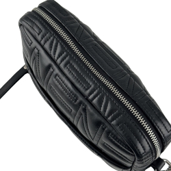 Сумка крос-боді жіноча шкіряна Enzo Nori EN1015-801 чорна