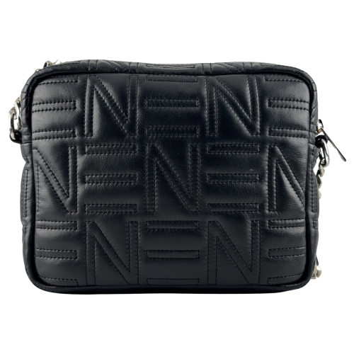 Сумка кросс-боди женская кожаная Enzo Nori EN1015-801 черная