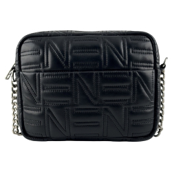 Сумка крос-боді жіноча шкіряна Enzo Nori EN1015-801 чорна