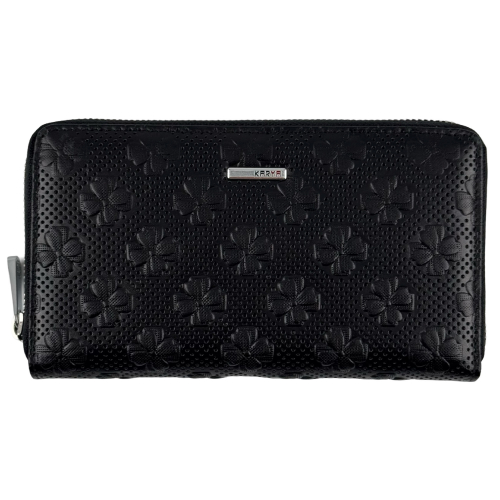 Кошелек женский кожаный Karya 1072-090 черный