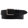 Ремень мужской кожаный Кремень 01.40.00.273 черный 120 см