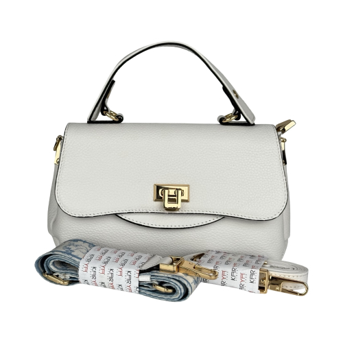 Сумка женская кожаная Karya 2574-09 белая