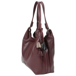 Сумка жіноча шкіряна Tony Bellucci 0697-1905 бордова
