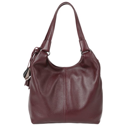 Сумка жіноча шкіряна Tony Bellucci 0697-1905 бордова