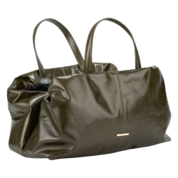 Сумка-саквояж женская кожаная Enzo Nori EN1095-KR07 хаки