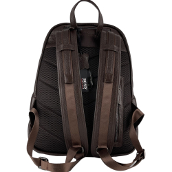 Рюкзак чоловічий шкіряний Bond Non 1096-286 темно-коричневий