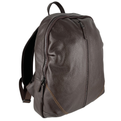 Рюкзак чоловічий шкіряний Bond Non 1096-286 темно-коричневий