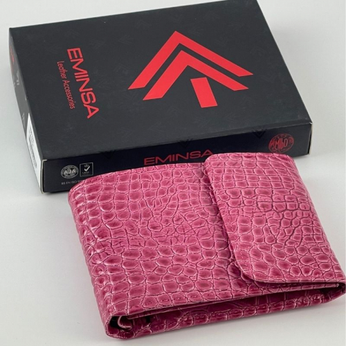 Кошелек женский кожаный Eminsa 1036 8-18 фуксия