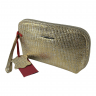 Косметичка жіноча шкіряна Eminsa 2071 109 золотиста