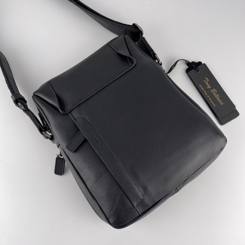 Сумка чоловіча шкіряна Tony Bellucci T1157-1 чорна