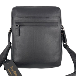 Сумка мужская кожаная Tony Bellucci T1157-1 черная