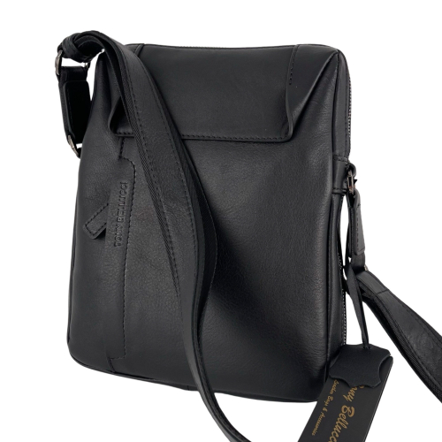 Сумка чоловіча шкіряна Tony Bellucci T1157-1 чорна