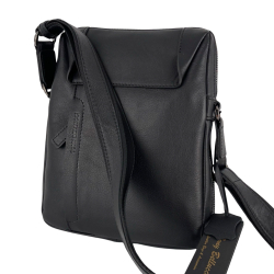 Сумка мужская кожаная Tony Bellucci T1157-1 черная