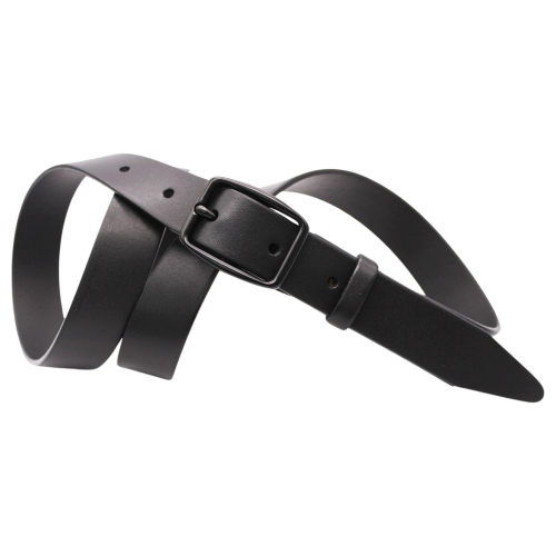 Ремень женский кожаный Кремень 05.30.00.153 черный 125 см