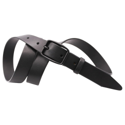 Ремень женский кожаный Кремень 05.30.00.153 черный 125 см