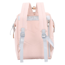 Рюкзак Himawari 1881-13 рожевий із сірим