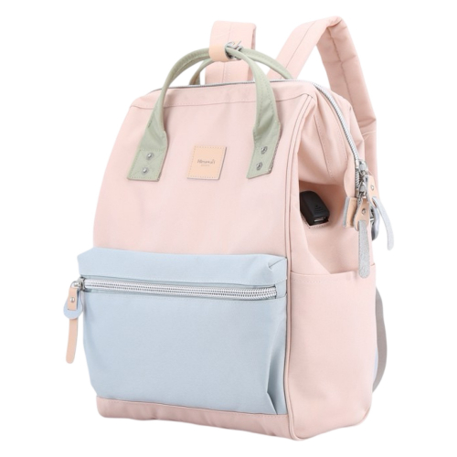 Рюкзак Himawari 1881-13 розовый с серым