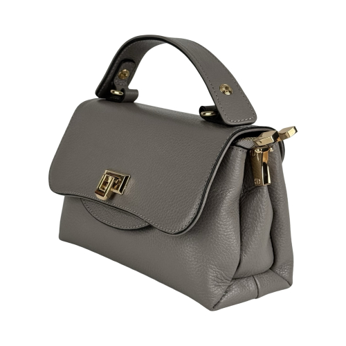 Сумка женская кожаная Karya 2574-098 светло-серая