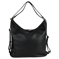 Сумка жіноча шкіряна Vittorio Safino VSL 190 чорна
