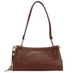 Сумка женская кожаная Enzo Nori EN1114-252 коричневая