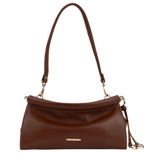 Сумка женская кожаная Enzo Nori EN1114-252 коричневая