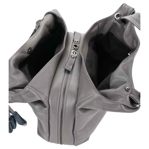 Сумка жіноча шкіряна Tony Bellucci 0697-1032 сіра