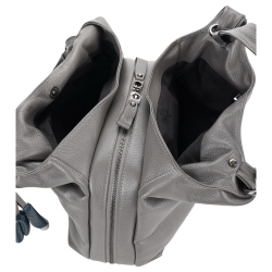 Сумка жіноча шкіряна Tony Bellucci 0697-1032 сіра