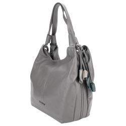 Сумка жіноча шкіряна Tony Bellucci 0697-1032 сіра