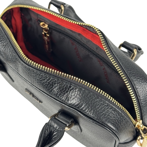 Сумка жіноча шкіряна Karya 5086-45 чорна