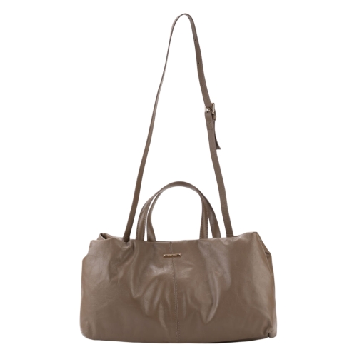 Сумка-саквояж женская кожаная Enzo Nori EN1095-KR11 бежевая