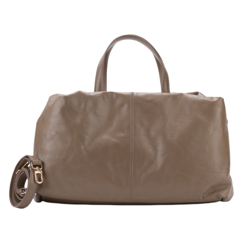 Сумка-саквояж женская кожаная Enzo Nori EN1095-KR11 бежевая