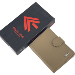 Кошелек женский кожаный Eminsa 2034 37-37 бежевый