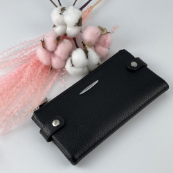 Кошелек женский кожаный Eminsa 2117 18-1 черный