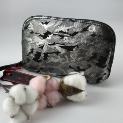 Косметичка жіноча шкіряна Eminsa 2071 112 чорна