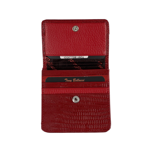 Кошелек женский кожаный Tony Bellucci T555-957 красный