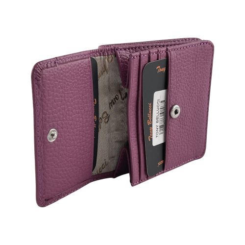 Кошелек женский кожаный Tony Bellucci T555-287 лиловый