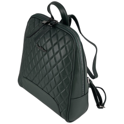 Жіночий рюкзак шкіряний Tony Bellucci 0135-2010 темно-зелений