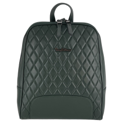 Жіночий рюкзак шкіряний Tony Bellucci 0135-2010 темно-зелений