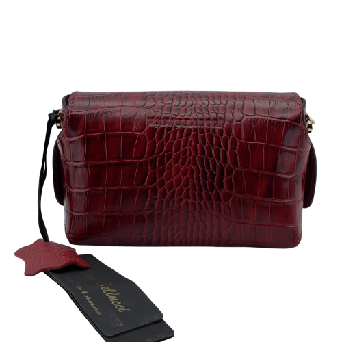 Сумка крос-боді жіноча шкіряна Tony Bellucci 0692-958 червона