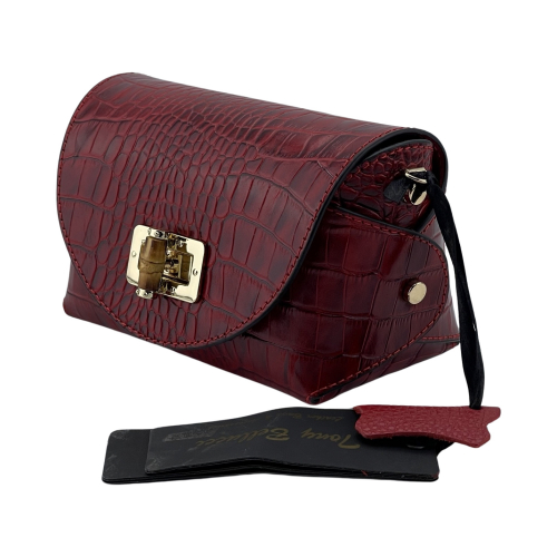 Сумка крос-боді жіноча шкіряна Tony Bellucci 0692-958 червона