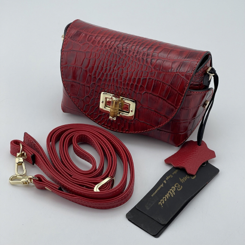 Сумка крос-боді жіноча шкіряна Tony Bellucci 0692-958 червона