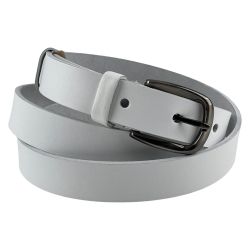 Ремінь жіночий шкіряний Кремінь 05.25.00.69 білий 115 см