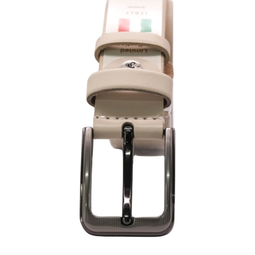 Ремень мужской кожаный Кремень 01.35.00.244 120 см молочный