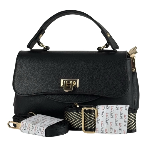 Сумка женская кожаная Karya 2574-45 черная