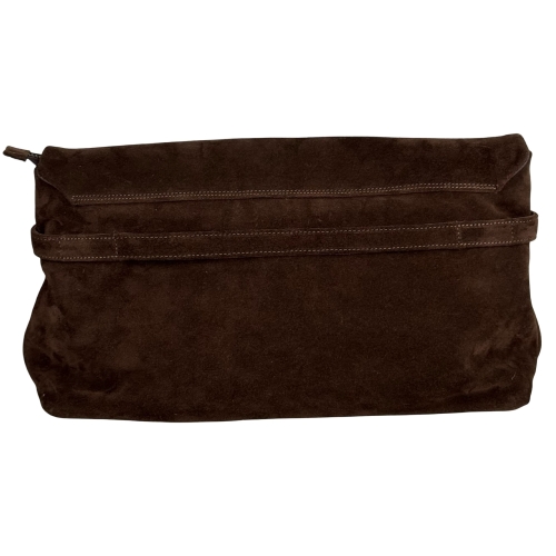 Сумка-конверт женская замшевая Vittorio Safino VSL 188 коричневая