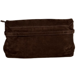 Сумка-конверт женская замшевая Vittorio Safino VSL 188 коричневая