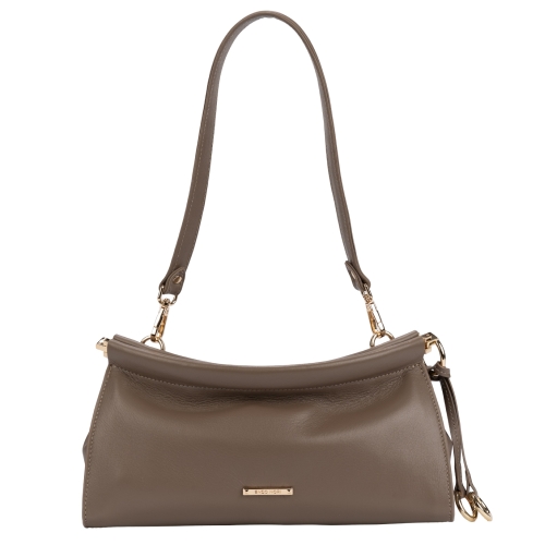 Сумка женская кожаная Enzo Nori EN1114-259 бежевая